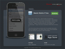 Tablet Screenshot of mobile.worldoftime.de